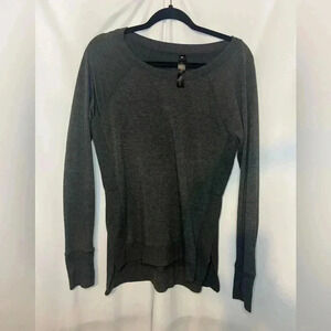 Yogalicious Charcoal Long Sleeve Women's Top